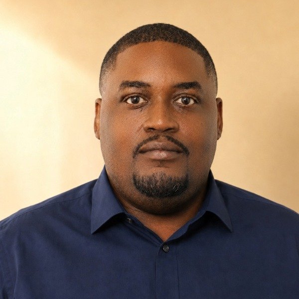 Portrait of Geordi Duncan, transformation strategist based in Kingston, Jamaica